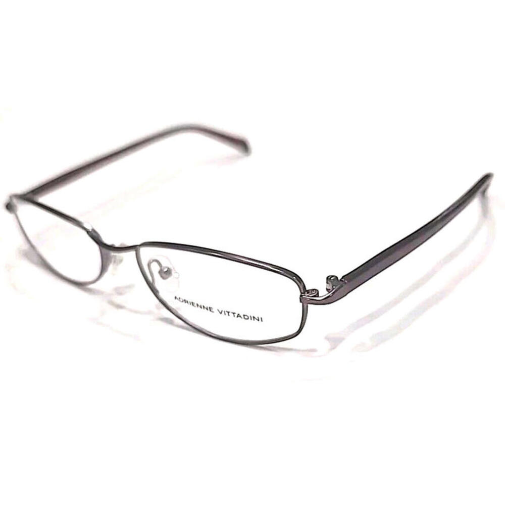Adrienne Vittadini AV6073 Sm Purple Metal Eyeglasses Frame 52-16 135 New